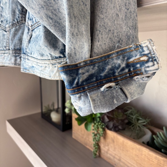 80's Vintage Jordache Jeans Jacket - Acid Wash - 100% Cotton - Picture 6 of 8